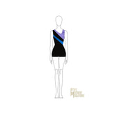 Couture Asymmetrical Short Biketard